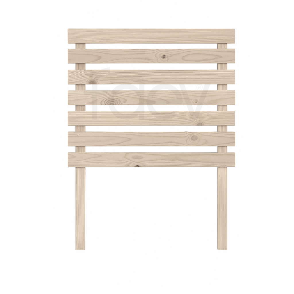 Ahşap Seperatör Naturel 150 cm – Bodrum & Alaçatı Serisi | Doğal Ahşap Bahçe Bölücü