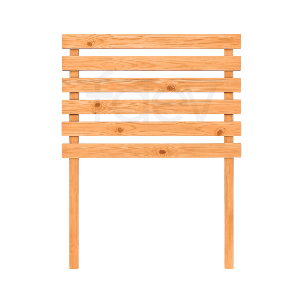 Ahşap Seperatör Açık Meşe 150 cm – Bodrum & Alaçatı Serisi | Doğal Ahşap Bahçe Bölücü