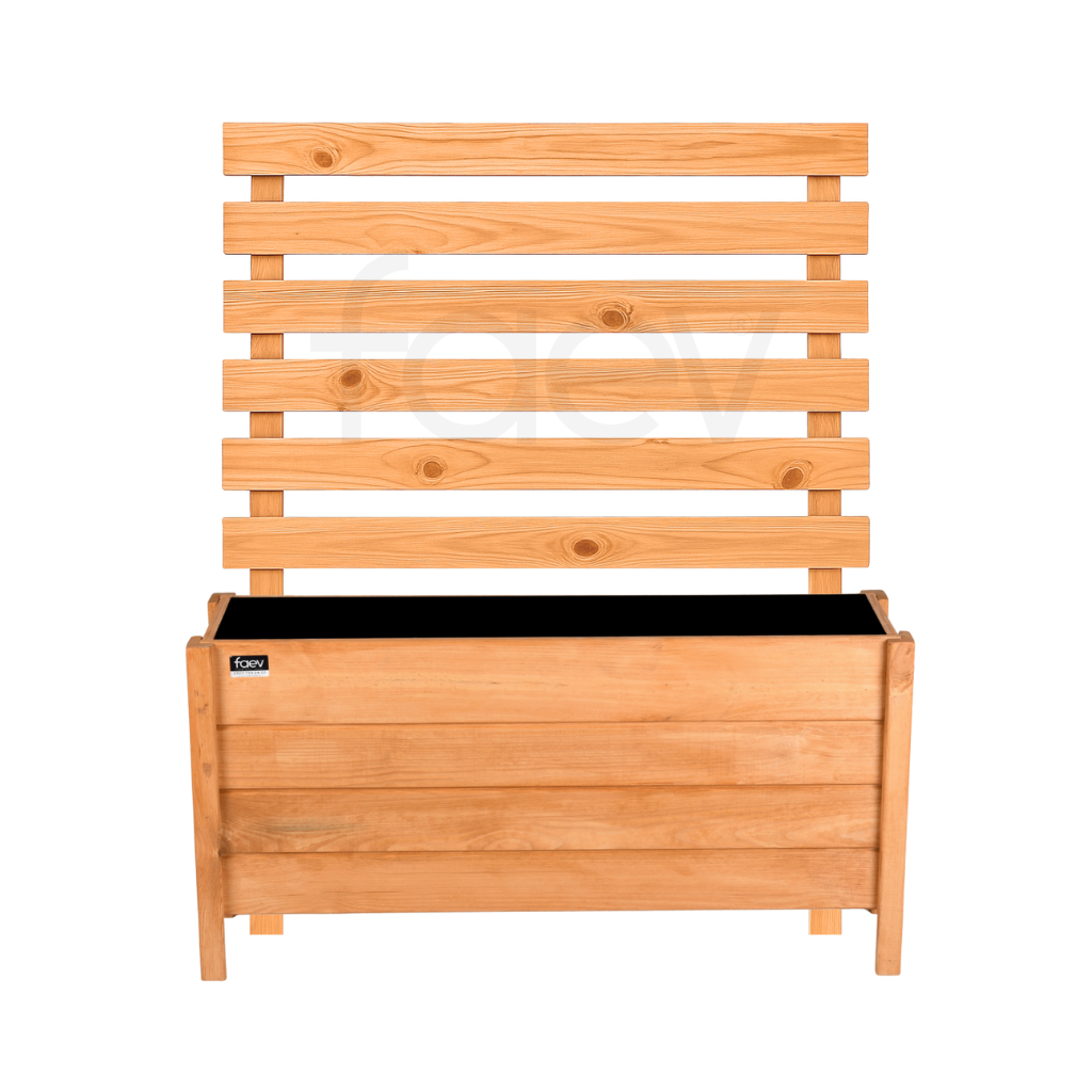 Ahşap Seperatör Açık Meşe 150 cm – Bodrum & Alaçatı Serisi | Doğal Ahşap Bahçe Bölücü